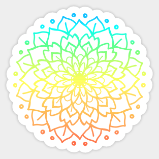 RAINBOW MANDALA Sticker